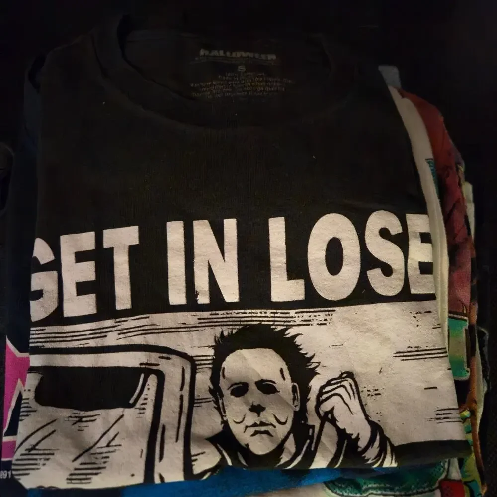Michael Myers “Get In Loser We’re Going Slashing” Halloween Horror T-Shirt – S